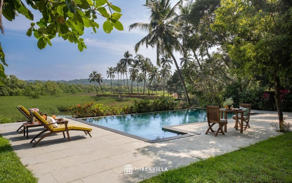 Frangipani 4Br With Pool & Field View Nerul (Goa) 外观 照片